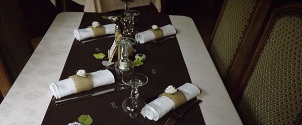 Table du restaurant de l'hotel